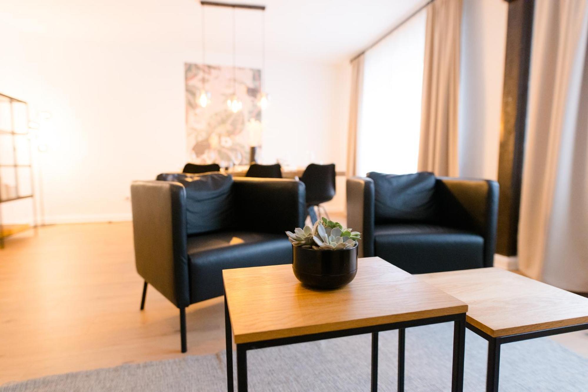 Staylight City - Premium Appartements Mit Balkon 希尔德斯海姆 客房 照片
